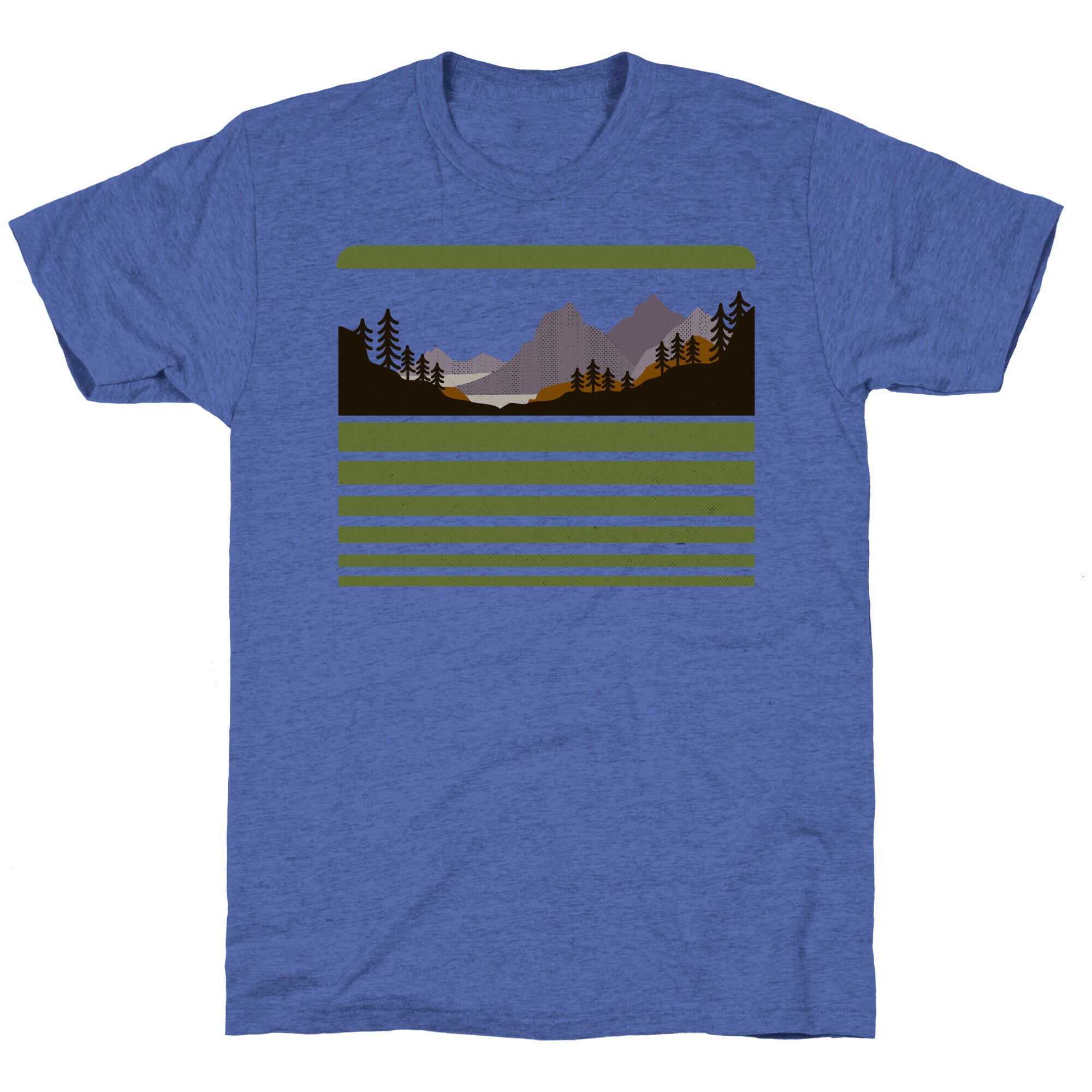 Mountain Landscape Unisex Triblend Tee